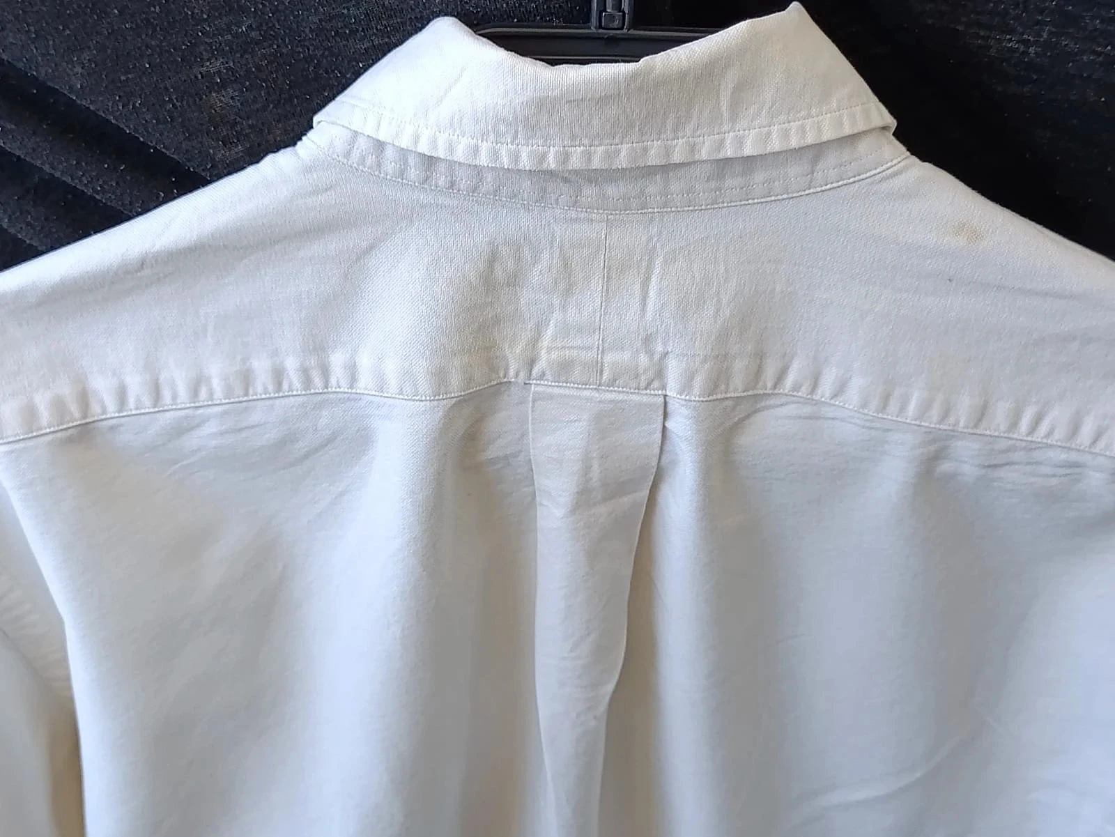 Camisa Ralph Lauren Vintage Yarmouth branco-acinzentado mangas curtas Tamanho 15/32 – photo 17